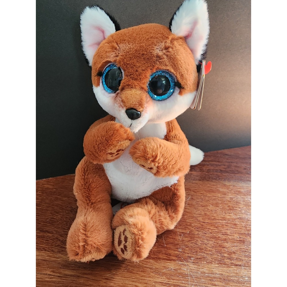 Ty Beanie Baby Bellies - WITT‎ the Fox 6" NEW MWMTs Plush Stuffed Animal Toy T5